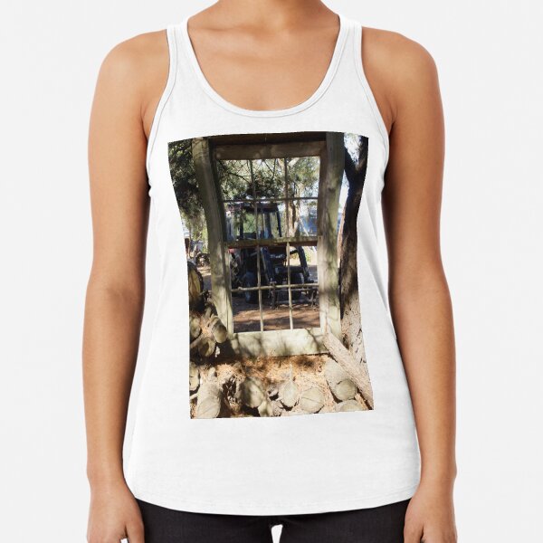 Window in my World - by South Australian artist Avril Thomas at Magpie Springs - Adelaide Hills Wine Region - South Australia Racerback Tank Top