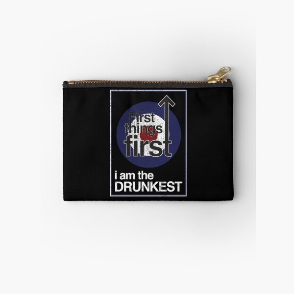 Item preview, Funny Drinking Gift First Thing First Drunkest Party Beer Wine Lover designed and sold by KentuckyGirlTee.