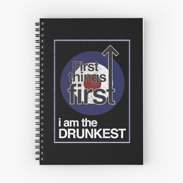 Item preview, Funny Drinking Gift First Thing First Drunkest Party Beer Wine Lover designed and sold by KentuckyGirlTee.