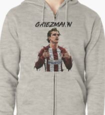 Sudadera con capucha y cremallera Ilustración Griezmann Arte