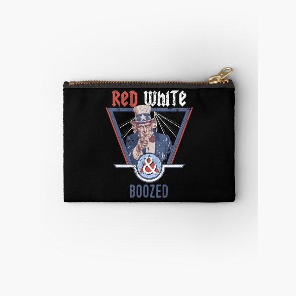 Item preview, Red White Boozed Drinking Gift Funny Drinking Whiskey Beer Wine Lover designed and sold by KentuckyGirlTee.
