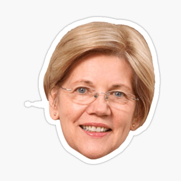 “Elizabeth Warren Face png " Sticker by AustinZeli | Redbubble