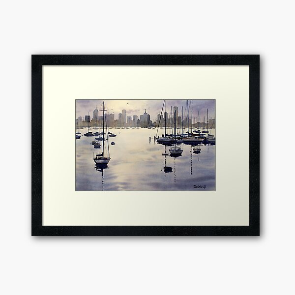 Williamstown Sunrise, Melbourne Framed Art Print