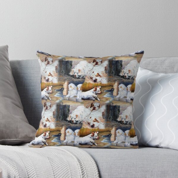 Item preview, Clumber Spaniels by Jan Irving brown designed and sold by JAN IRVING - ERINRAC.