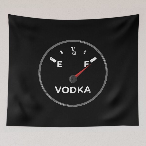 Item preview, Funny Vodka Drinking Gift Fuel Meter Full Vodka Lover Gift designed and sold by KentuckyGirlTee.