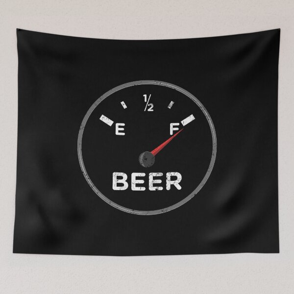 Item preview, Funny Beer Drinking Gift Fuel Meter Full Of Beer Lover Gift designed and sold by KentuckyGirlTee.