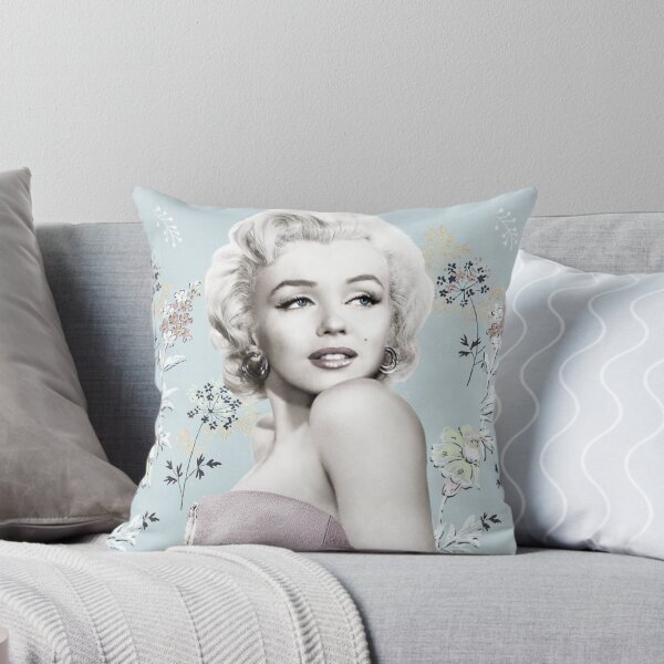 Item preview, Floral Baby Blue Marilyn Monroe  designed and sold by psychedelicflow.