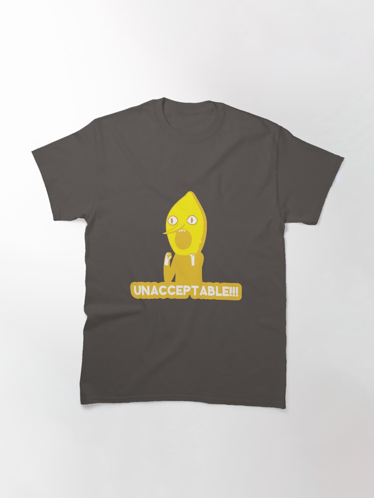 Thumbnail 3 von 7, Classic T-Shirt, Adventure Time Lemongrab Inakzeptabel designt und verkauft von rainbowdreamer.