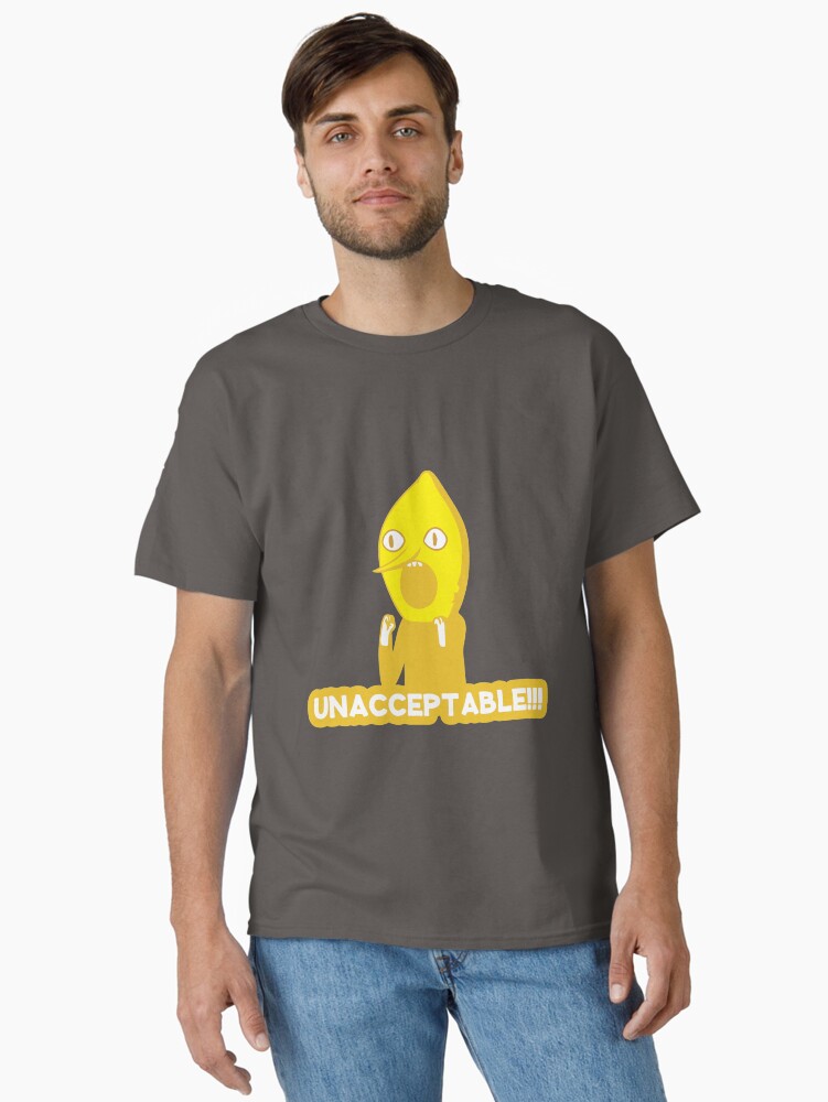 Thumbnail 1 von 7, Classic T-Shirt, Adventure Time Lemongrab Inakzeptabel designt und verkauft von rainbowdreamer.