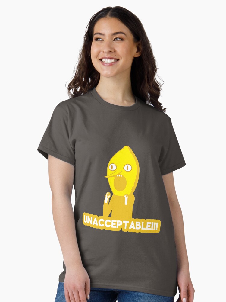 Thumbnail 2 von 7, Classic T-Shirt, Adventure Time Lemongrab Inakzeptabel designt und verkauft von rainbowdreamer.