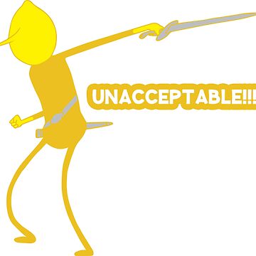 Vorschaubild zum Design Adventure Time Lemongrab Inakzeptabel von rainbowdreamer