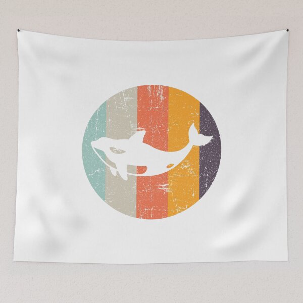 Item preview, Retro Distressed Killer Whale Design for Orca Lovers designed and sold by Theodore Cory.