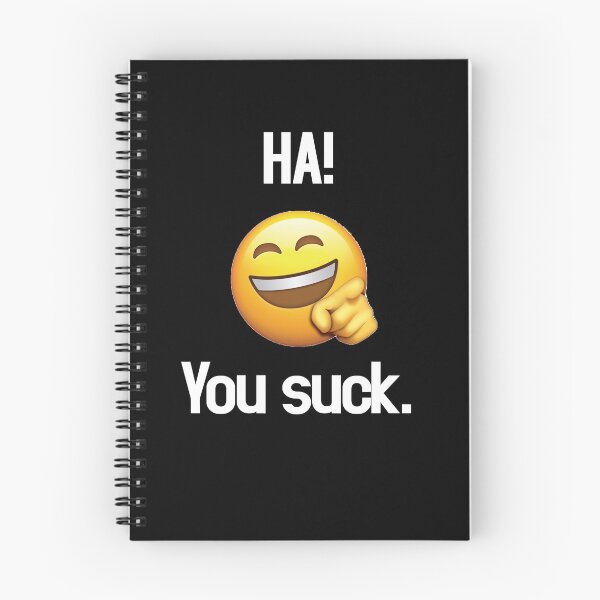 Artikelvorschau, Ha! Du bist scheiße, Emoji entworfen und verkauft von Meme Fandom.