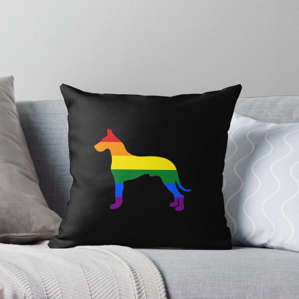 Item preview, Gay Pride Dog Proud Mom Rainbow Flag Great Dane designed and sold by KentuckyGirlTee.