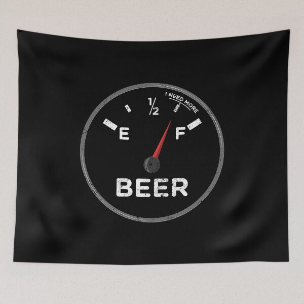 Item preview, Funny Beer Drinking Gift Fuel Meter Need More Beer Lover Gift designed and sold by KentuckyGirlTee.