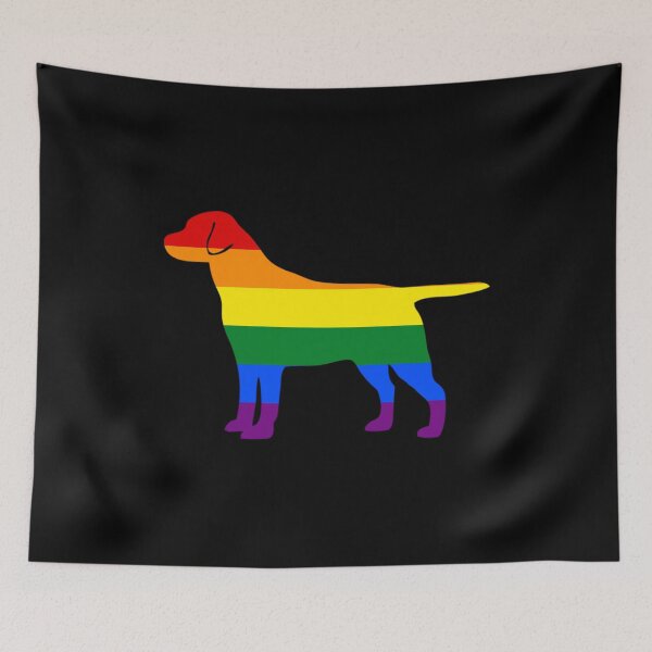 Item preview, Proud Dad Rainbow Flag Labrador Retriever LGBT Dog designed and sold by KentuckyGirlTee.