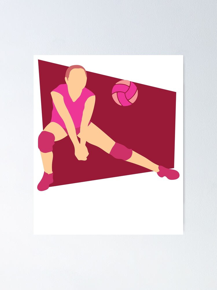 " Volleyball digger team serve gift box" Poster for Sale by Gex909