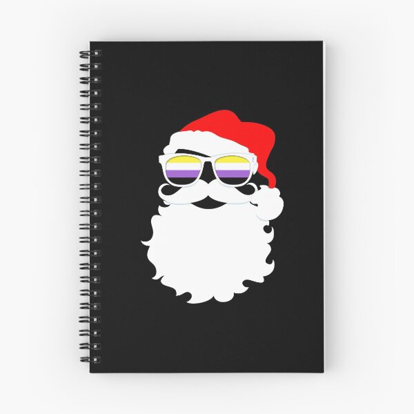 Item preview, Santa Claus Nonbinary Pride Flag Sunglasses designed and sold by Patrick Hiller.