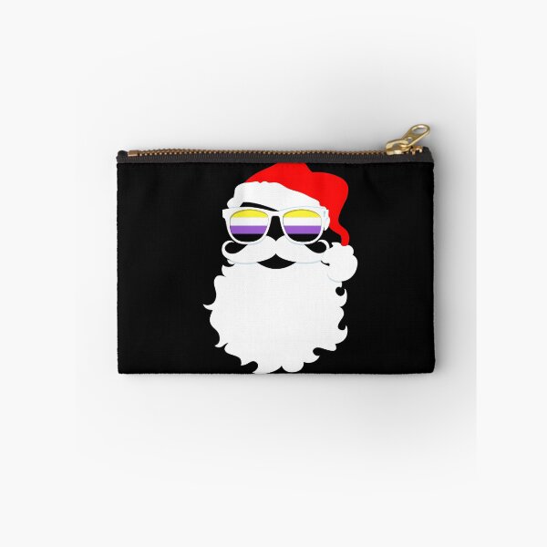 Item preview, Santa Claus Nonbinary Pride Flag Sunglasses designed and sold by Patrick Hiller.