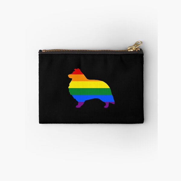 Item preview, Doggie Mom Shetland Sheepdog Rainbow Pride Flag designed and sold by KentuckyGirlTee.