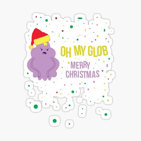 Adventure Time LSP Oh My Glob Christmas Sticker