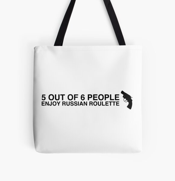 Black Roulette Tote