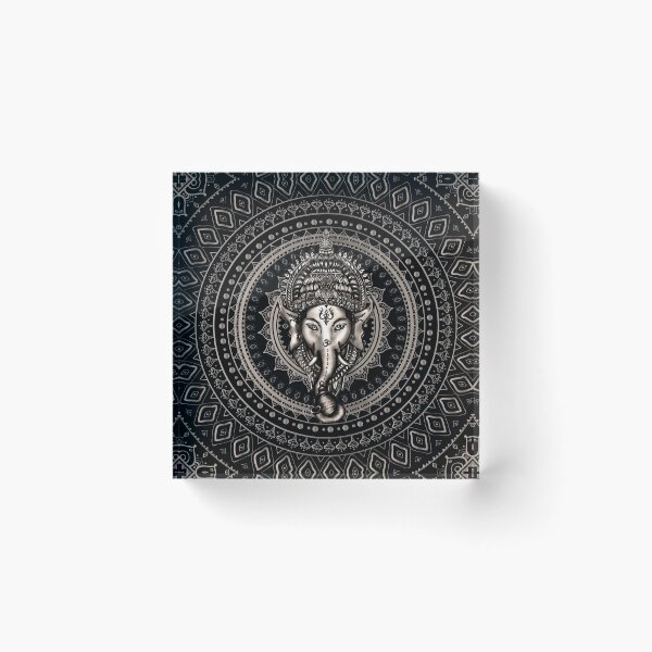 Item preview, Lord Ganesha - Sepia Black  designed and sold by Nartissima.
