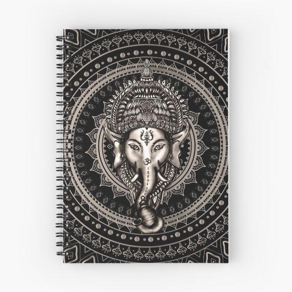 Item preview, Lord Ganesha - Sepia Black  designed and sold by Nartissima.