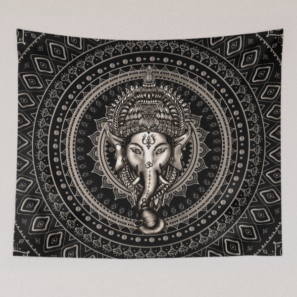 Item preview, Lord Ganesha - Sepia Black  designed and sold by Nartissima.