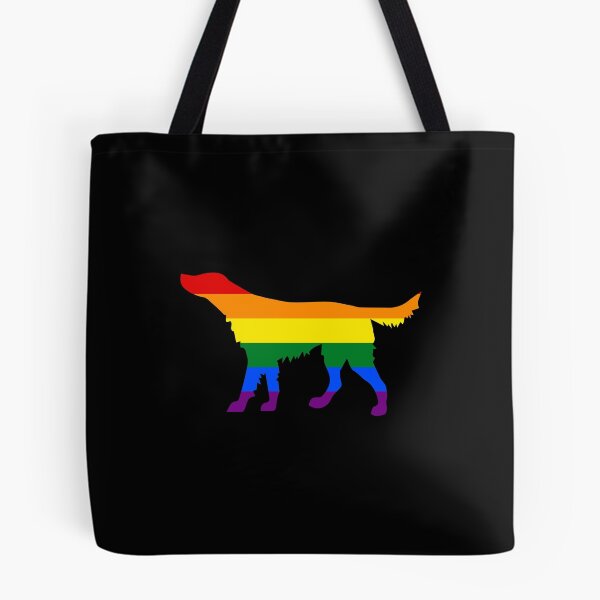 Item preview, Proud Dad Rainbow Flag Irish Setter Rainbow LGBT Flag designed and sold by KentuckyGirlTee.