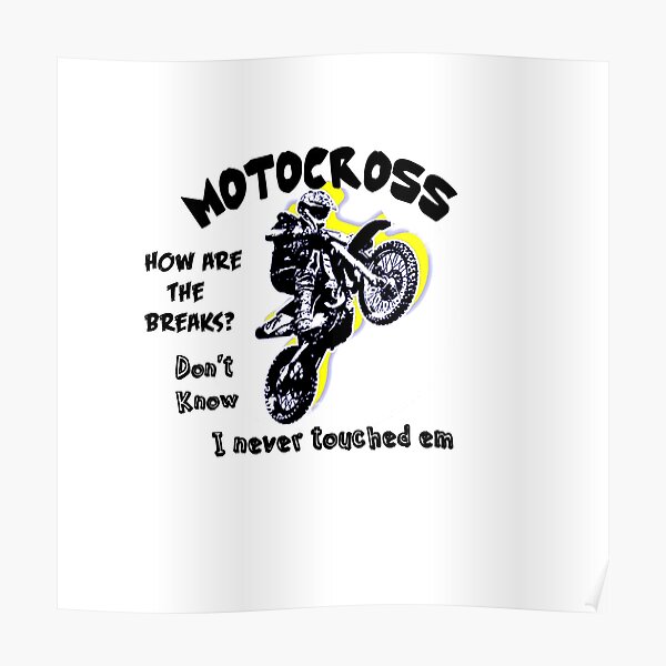 Posters Sur Le Theme Motocross Redbubble