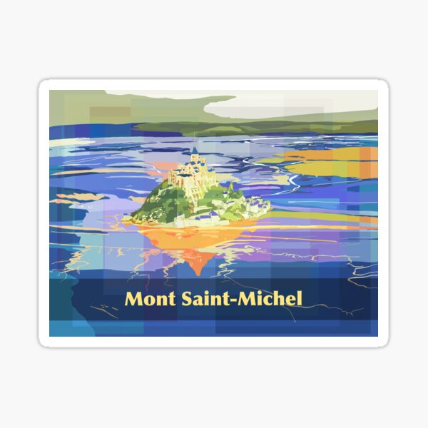 Mont St Michel Stickers for Sale