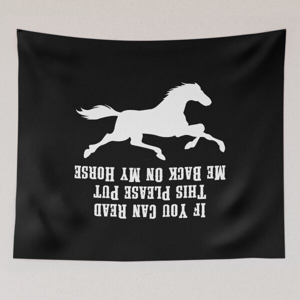 Item preview, Please Put Me Back On My Horse Funny Horse Lover designed and sold by BUBLTEES.