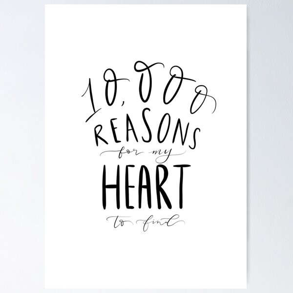 Item preview, 10,000 Reasons (White)  designed and sold by zoemily.