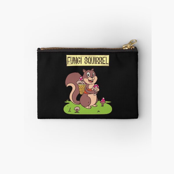 Item preview, Mushroom Hunter Tee fungi squirrel  designed and sold by biNutz.