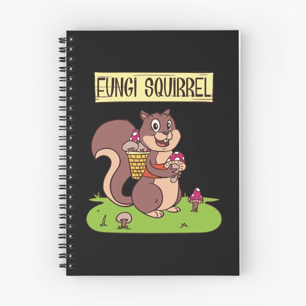 Item preview, Mushroom Hunter Tee fungi squirrel  designed and sold by biNutz.