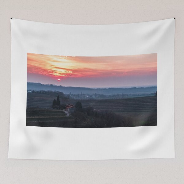 Item preview, Spring sunset in the vineyards of Collio Friulano designed and sold by zakaz86.