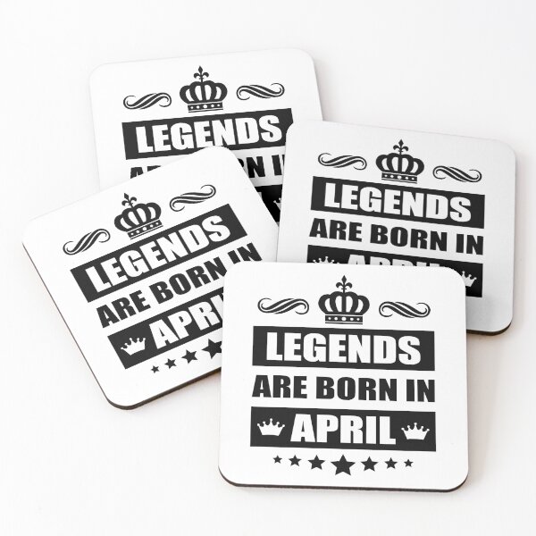 Item preview, Legends Are born In April designed and sold by TheArtism.