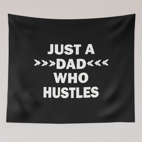 Item preview, Just A Dad Who Hustles Bold & Proud Fathers Day Gift designed and sold by Sapphire Star.