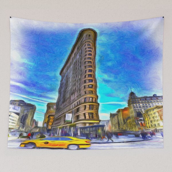 Item preview, Flatiron Building Van Gogh designed and sold by bejacs.
