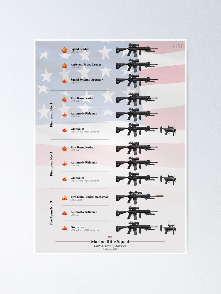 Alternate view of Weapons of the U.S. Marine Rifle Squad (2020) Poster