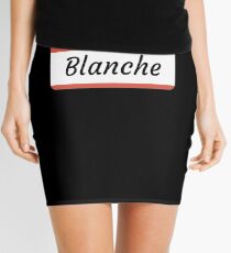 Blanche Name Label Hello My Name Is Blanche Gift For Blanche or for a female you know called Blanche Minirock