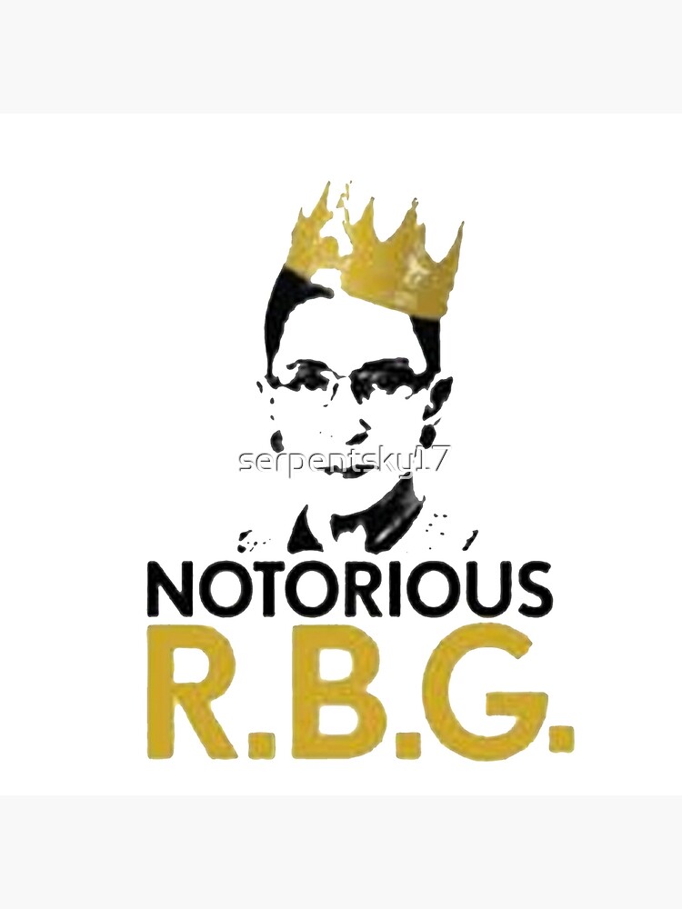 Ruth Bader Ginsburg Notorious Art Board Print