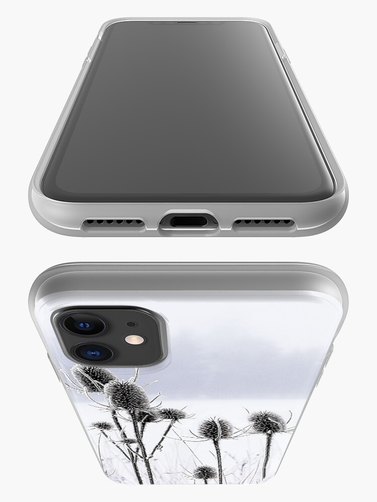 Alternate view of Thistles in the snow iPhone Case & Cover