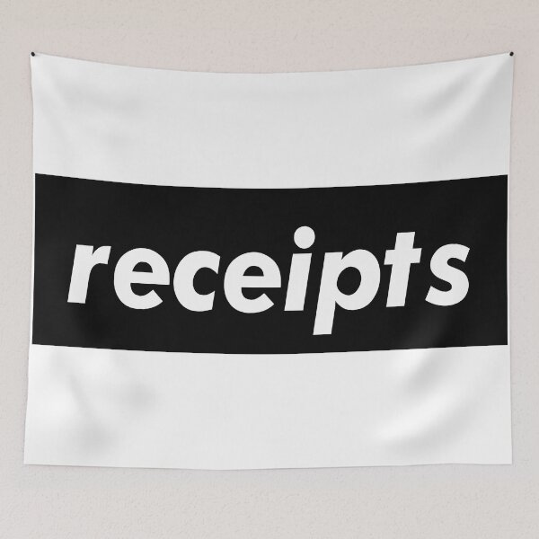 Item preview, Receipts Meaning Digital Proof Of Something Seen Words Millennial Use designed and sold by ProjectX23.