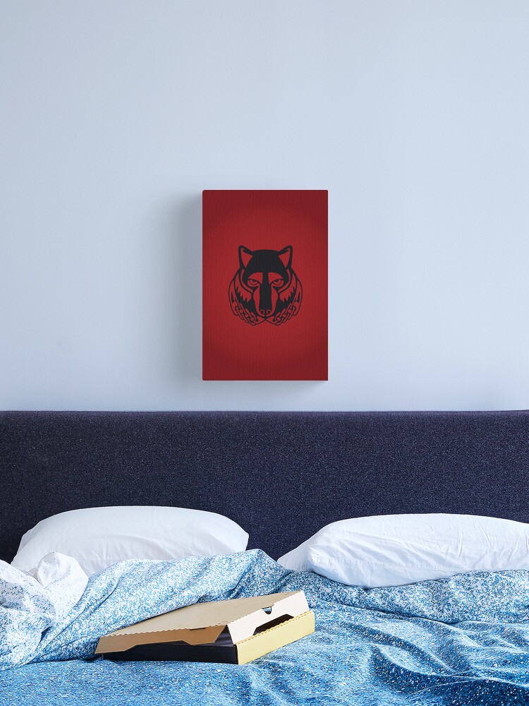 Thumbnail 2 of 3, Canvas Print, Solitude Logo designed and sold by Logogami.