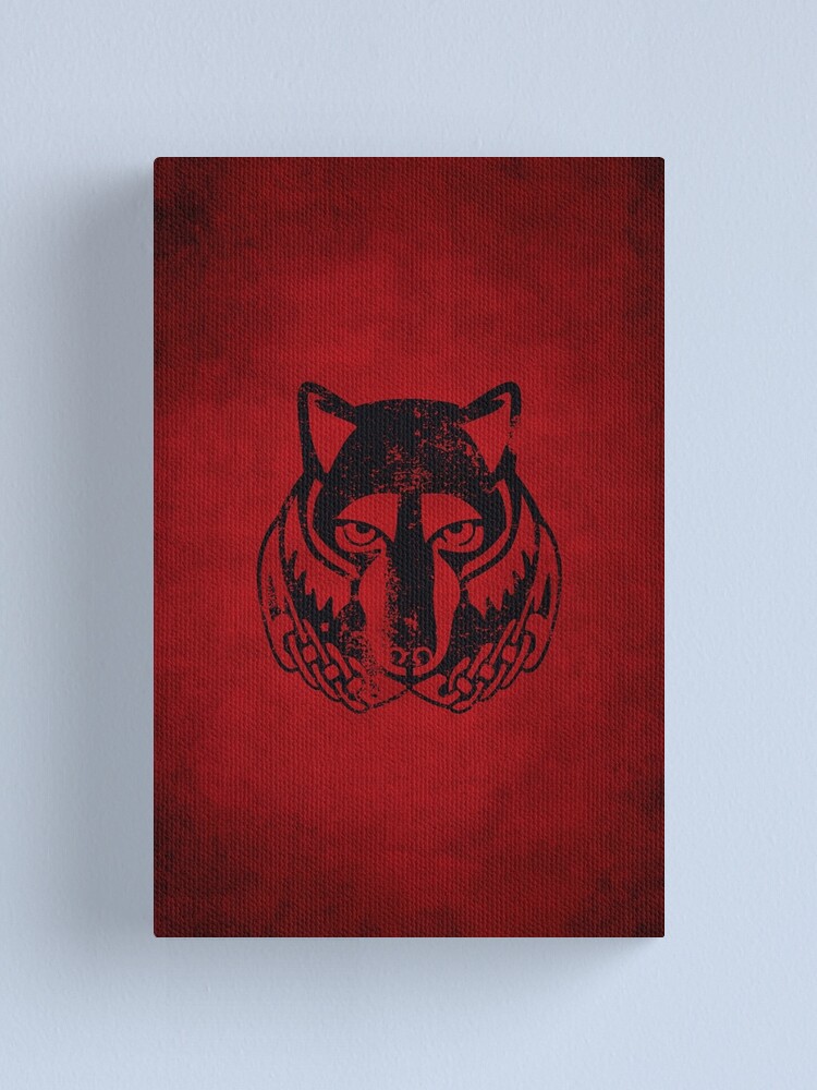 Alternate view of Solitude Logo · Distressed Canvas Print