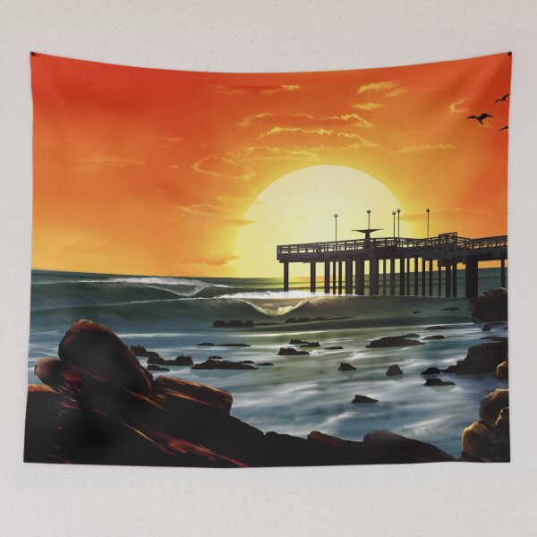 Item preview, Miramar pier designed and sold by 4d2SurfyArte.