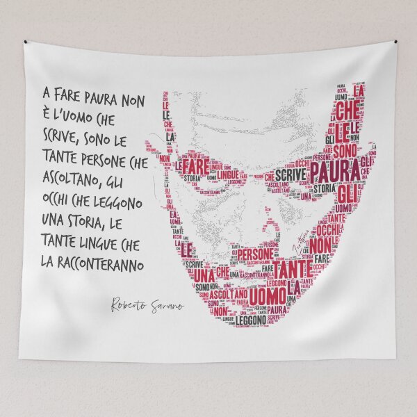 Item preview, Roberto Saviano FaceCloud designed and sold by Zero81.
