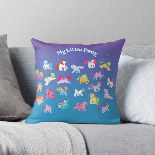My Little Pony g1 Throw Pillow